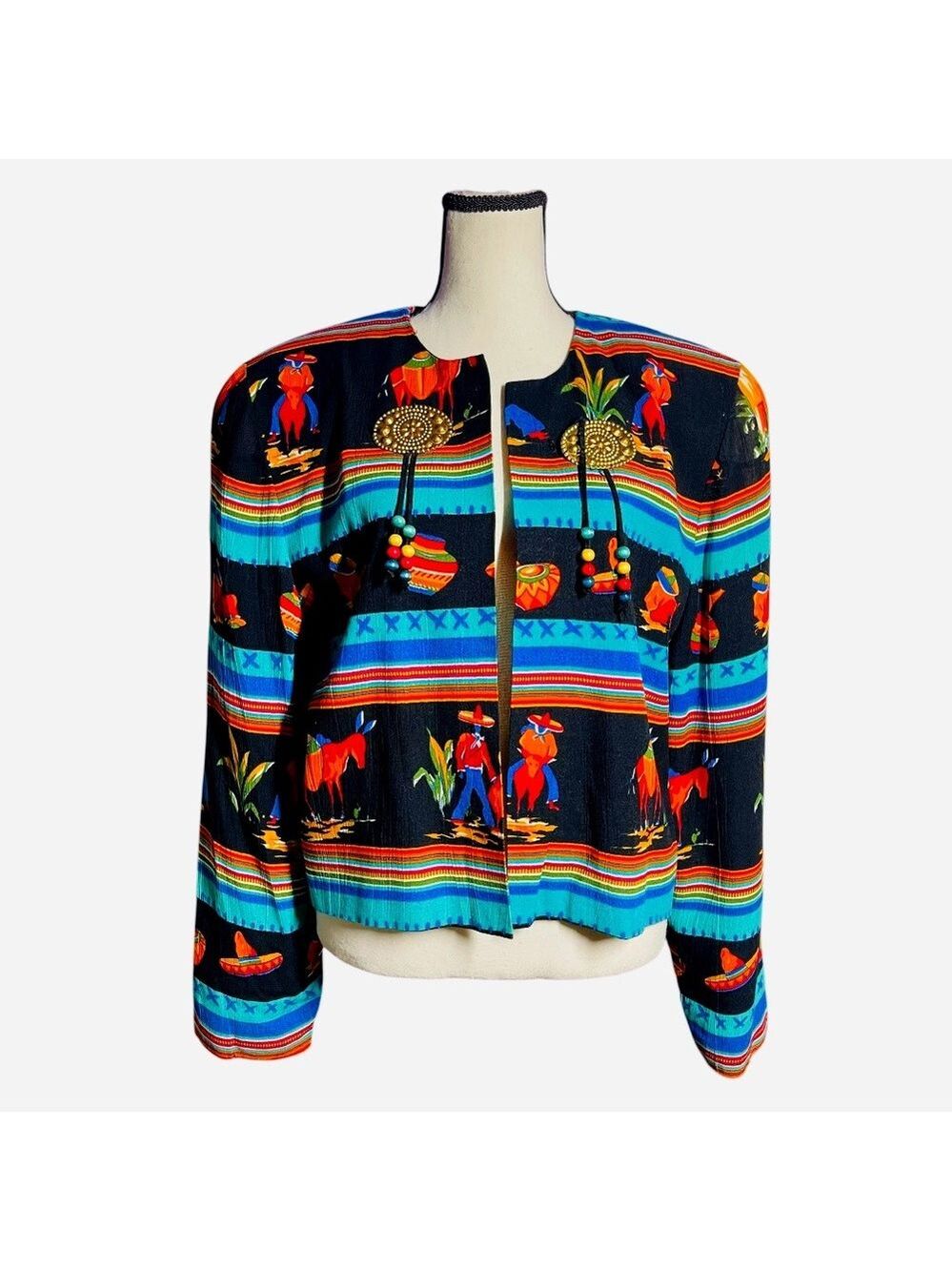 AC Sport Colorful Patterned Blazer